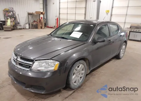 2014 Dodge Avenger Se z USA, uszkodzony, nr VIN 1C3CDZAB2EN196866